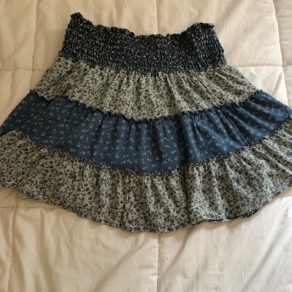 American eagle blue skirt!
